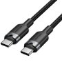 Vention Cable USB-C a USB-C TRDBF 60W 1m Negro